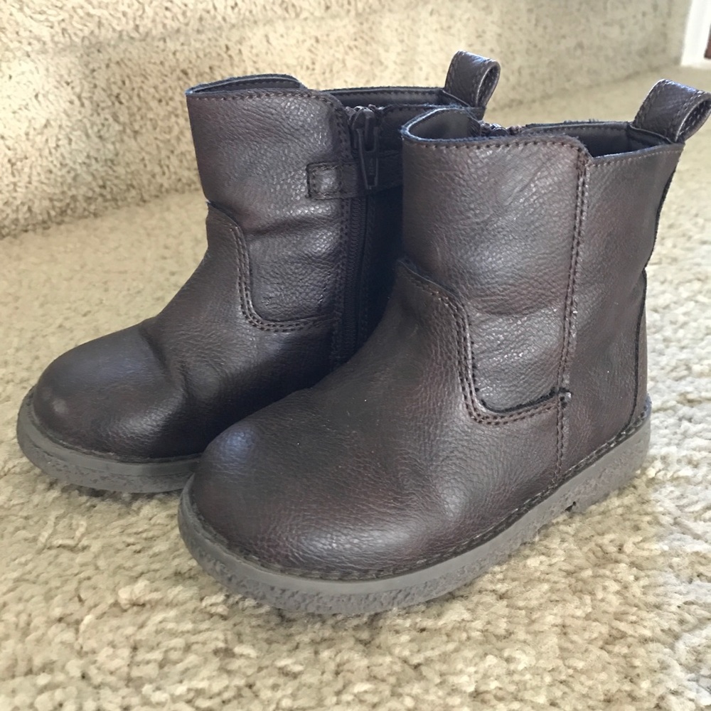Baby Gap Toddler boy Chelsea boots brown 9